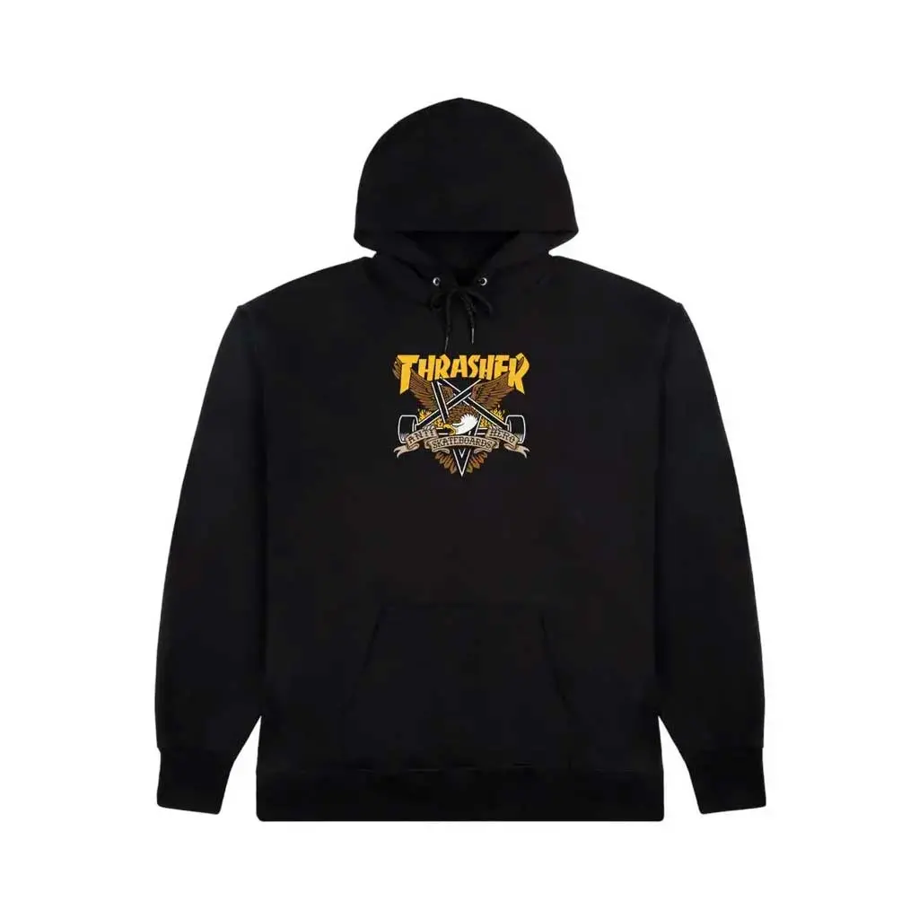 Thrasher X Anti Hero Eaglegram Hoodie - Black 1