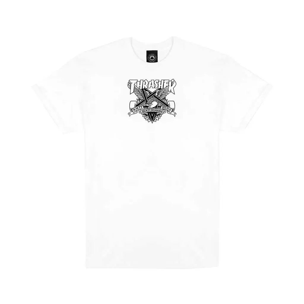 Thrasher X Anti Hero Eaglegram S/S Tee - White 1