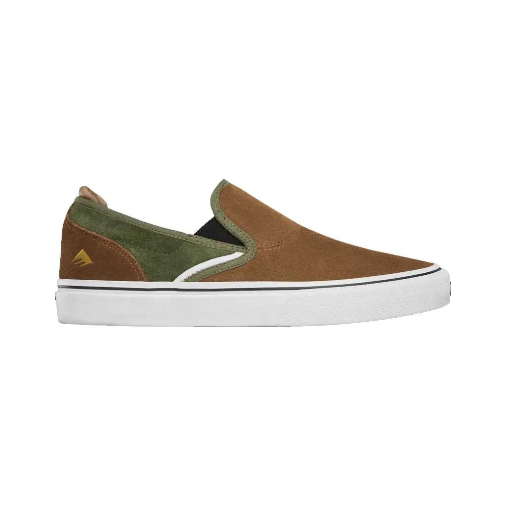 Emerica Wino G6 Slip-On - Brown/Green 1
