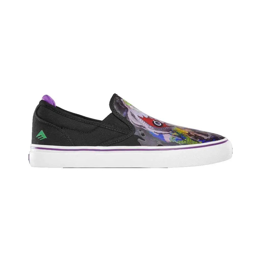 Emerica Wino G6 Slip-On X Dinosaur Jr - Black/Purple 1