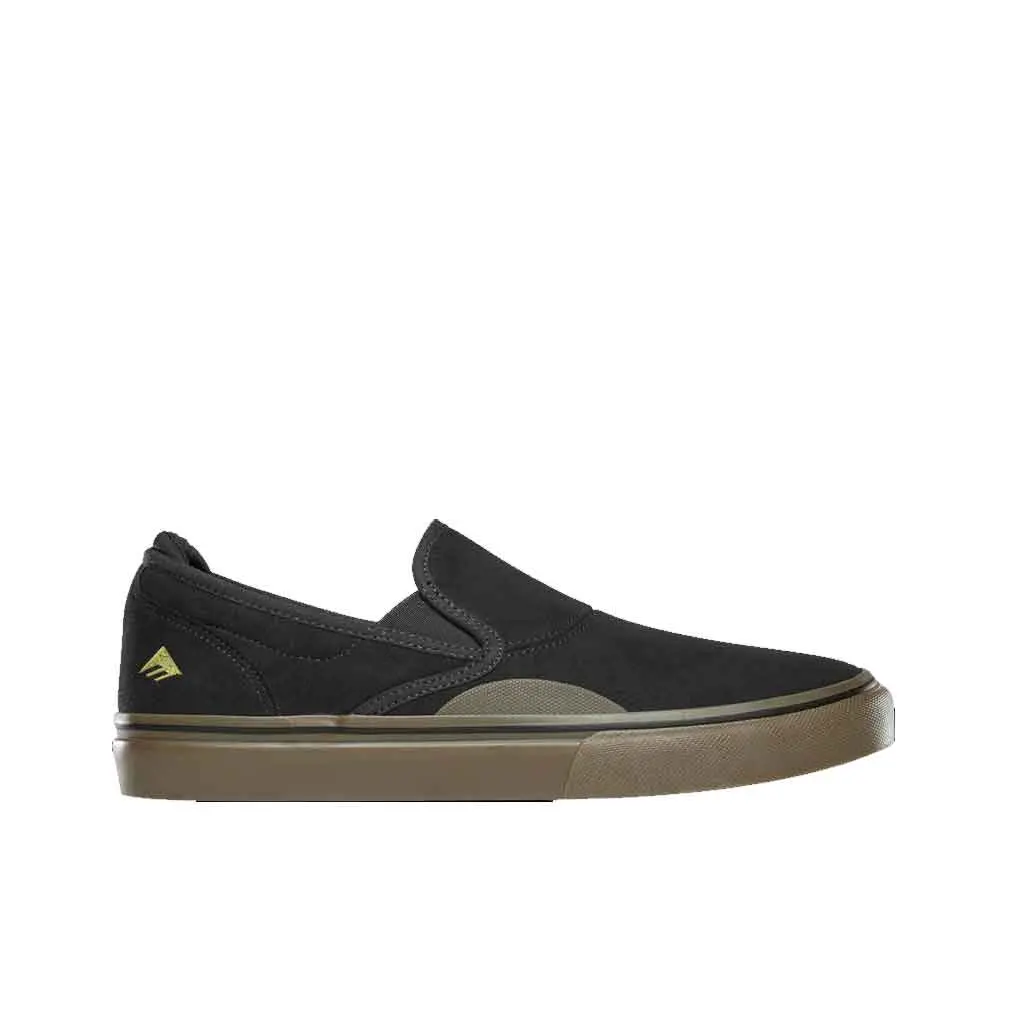 Emerica Wino G6 Slip On - Black/Gum/Dark Grey 1