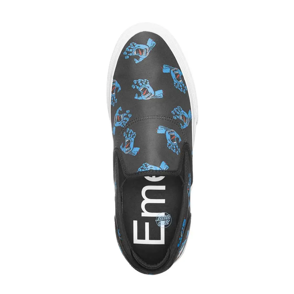 Emerica X Santa Cruz Wino G6 Slip On - Blue/Black/White 2