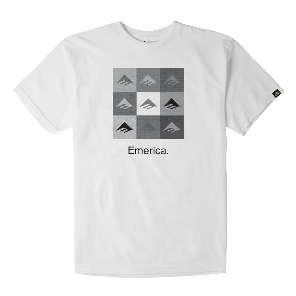 Emerica Square Tone Tee - White 1