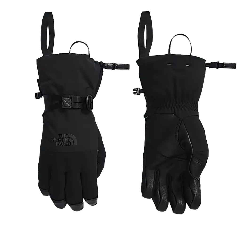 The North Face Montana Leather Waterproof Gloves - Tnf Black/Tnf Black Heather (B9k) 1