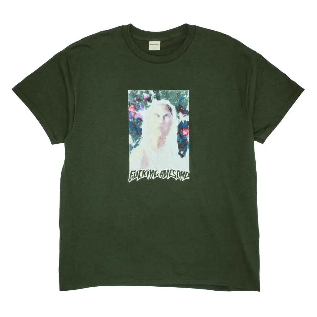 Fucking Awesome Painterly S/S Tee - Forest Green 1