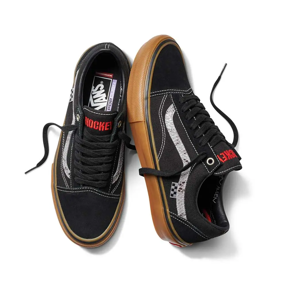 Vans X Hockey Skate Old Skool - Black/Snake Skin 2