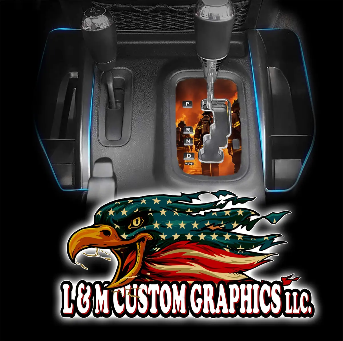 Fire Fighters Jk Shifter Decal 1