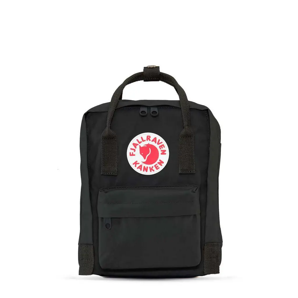 Fjallraven Kanken Mini Backpack - Black 1