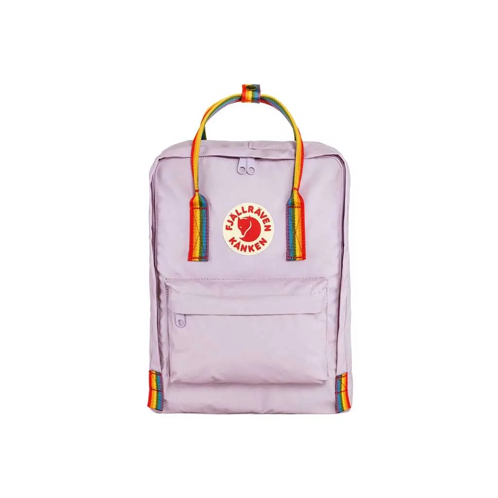 Fjallraven Kanken Rainbow Backpack - Pastel Lavender 1
