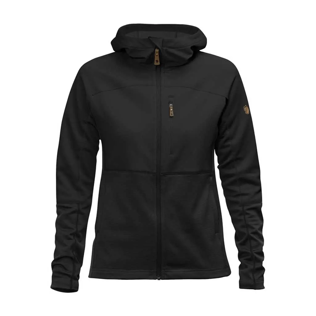 Fjallraven Women's Abisko Trail Fleece - Black 1