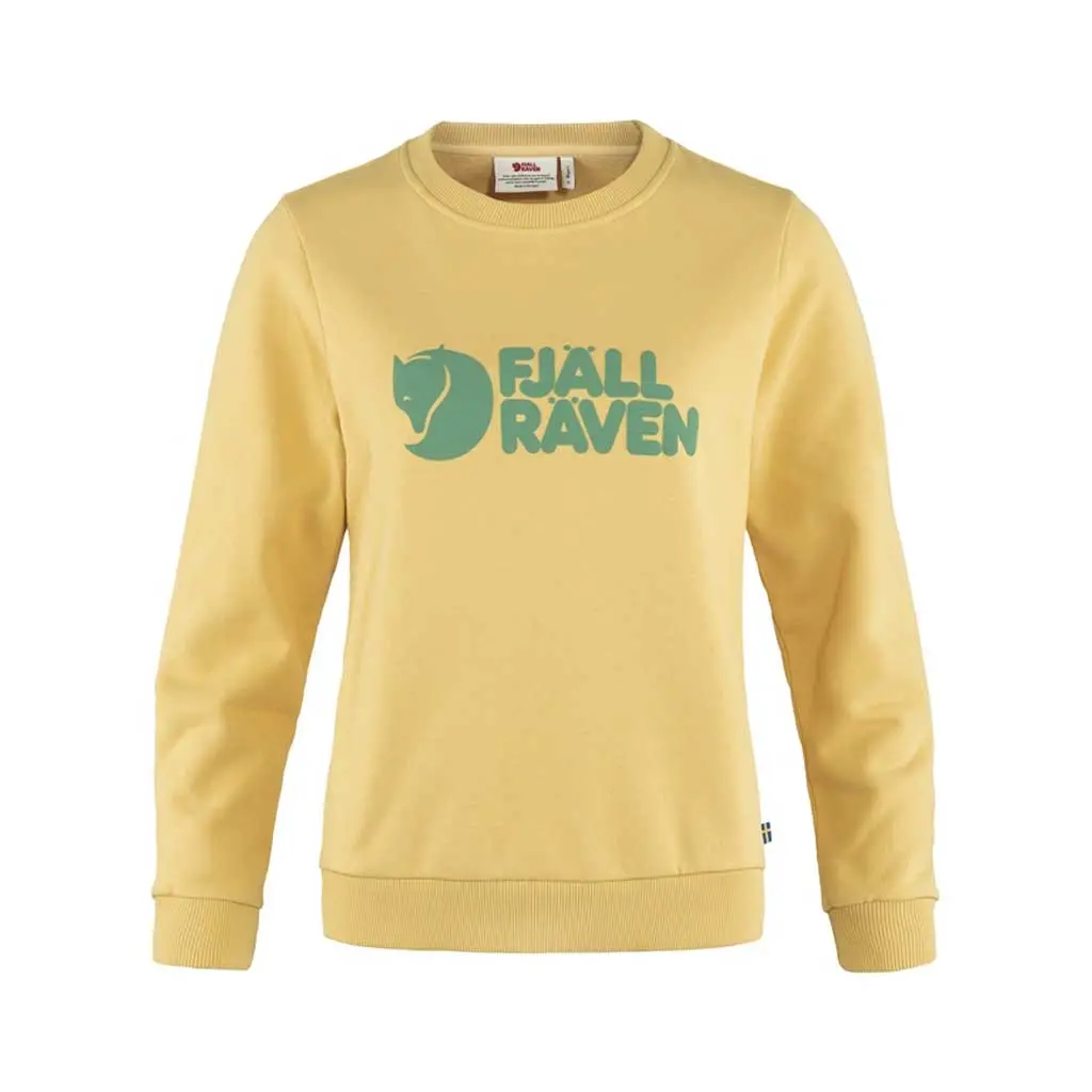 Fjallraven Women's Logo Sweater - Mais Yellow 1