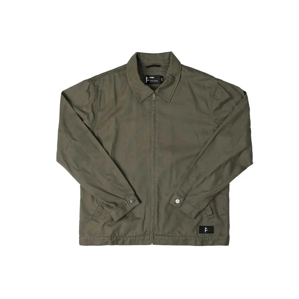 Former Distend Herringbone Jacket - Army 1