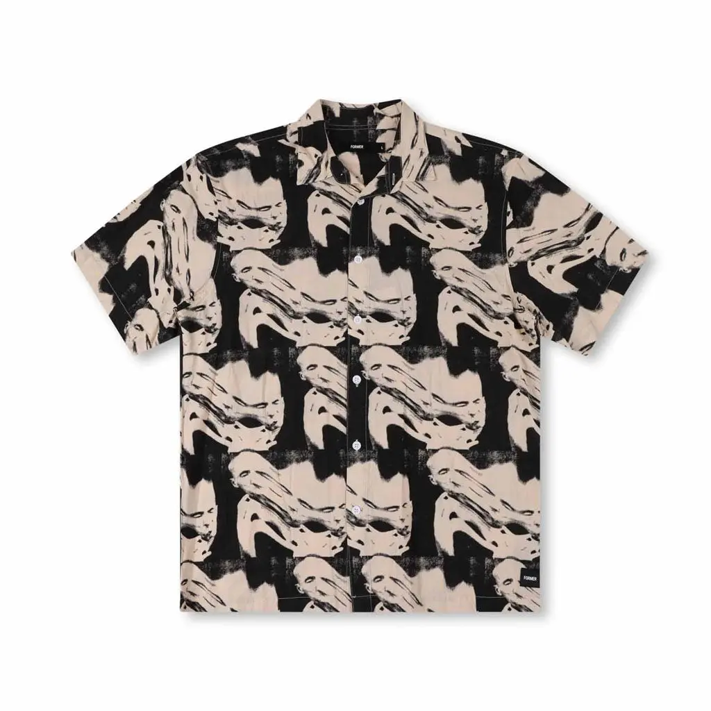 Former Distort S/S Woven Shirt - Bone 1