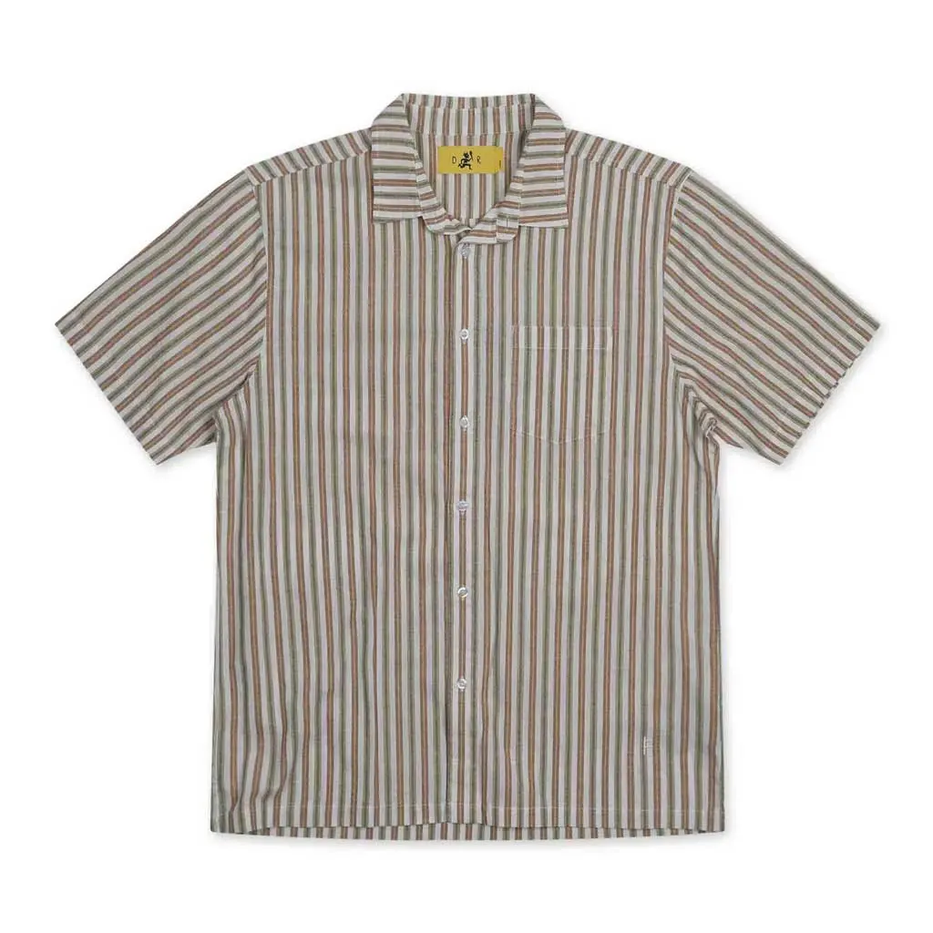 Former Reynolds Striped S/S Shirt - Ochre 1