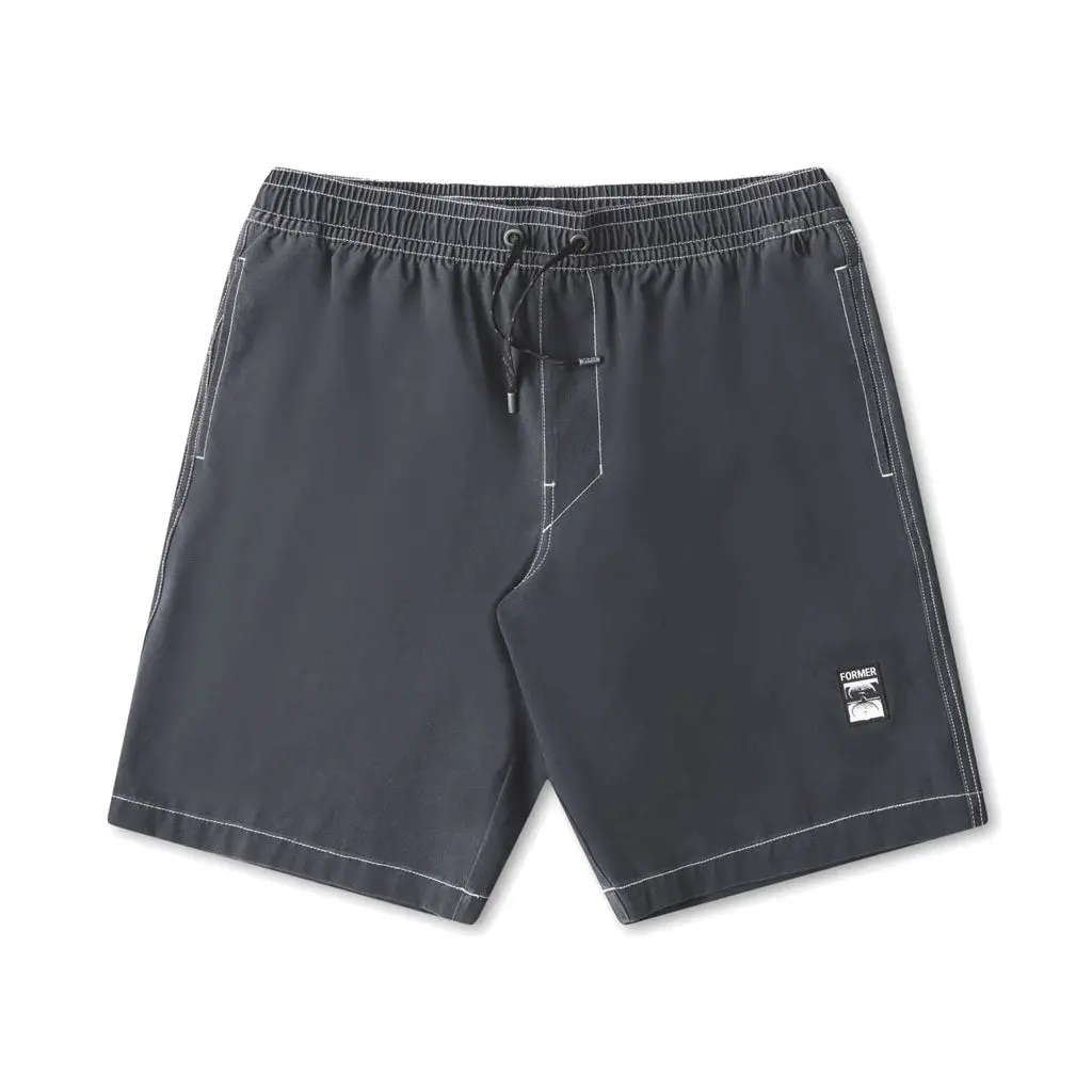 Former Swans 18" Swim Trunk - Black 1