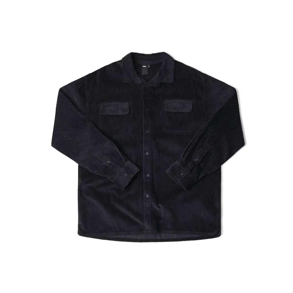 Former Vivian Cord Ls Shirt - Navy 1