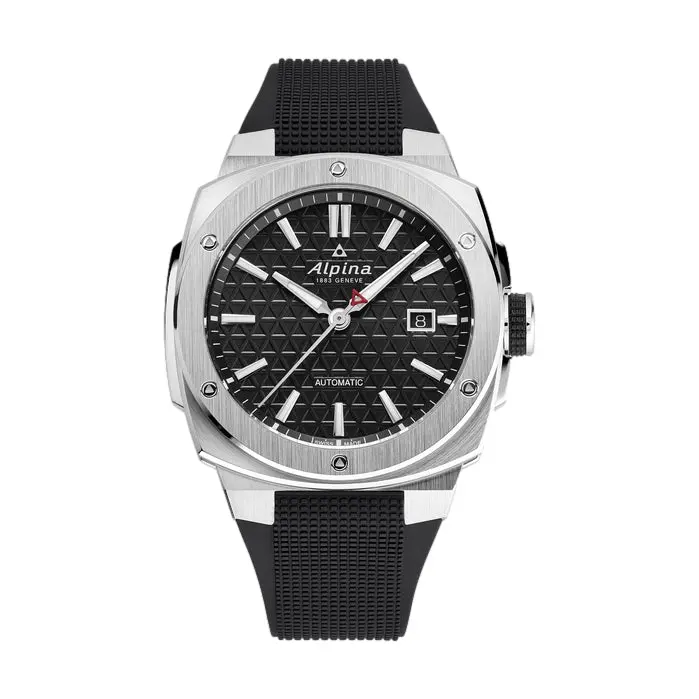 Alpiner Extreme Automatic 41Mm - Black On Rubber Strap 1