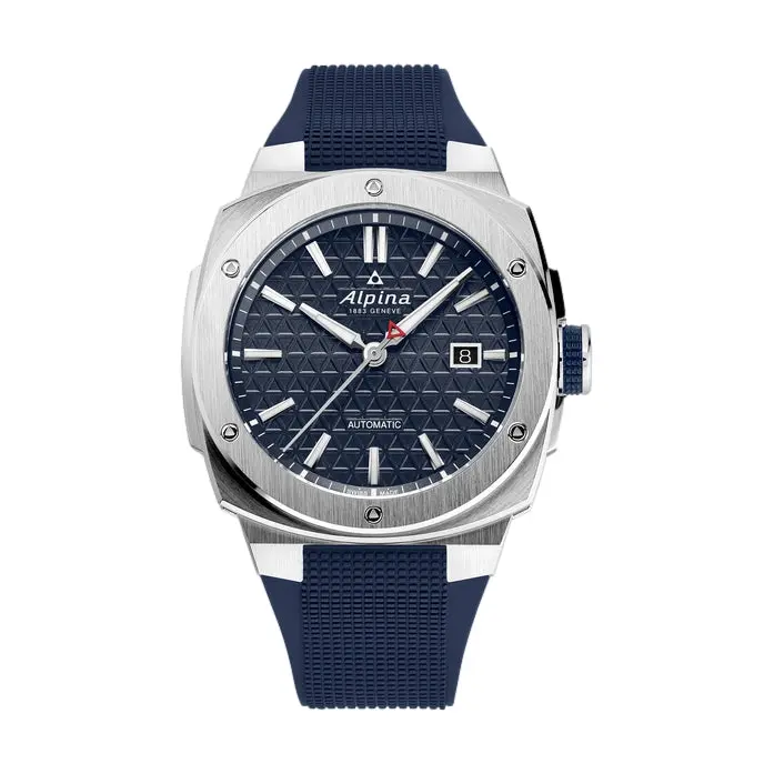 Alpiner Extreme Automatic 41Mm - Blue On Rubber Strap 1