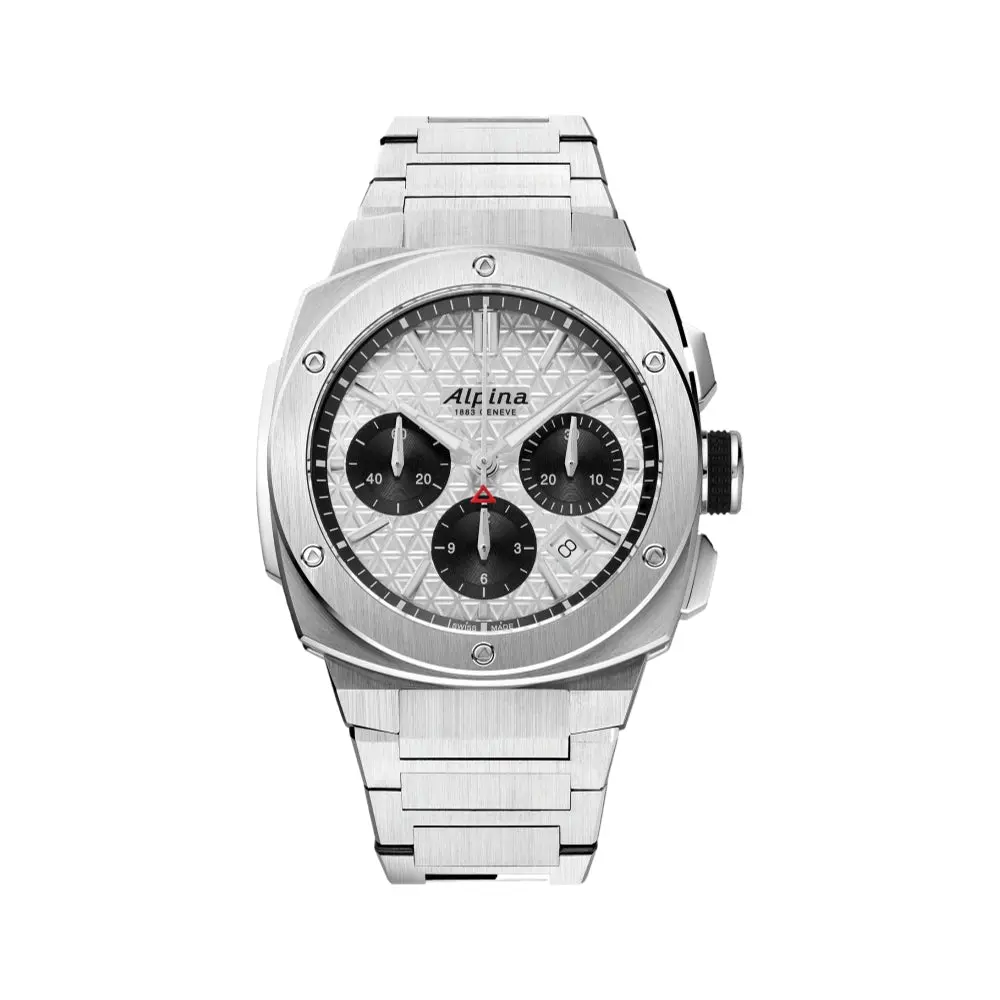 Alpiner Extreme Chronograph Automatic 41Mm - Silver On Bracelet 1