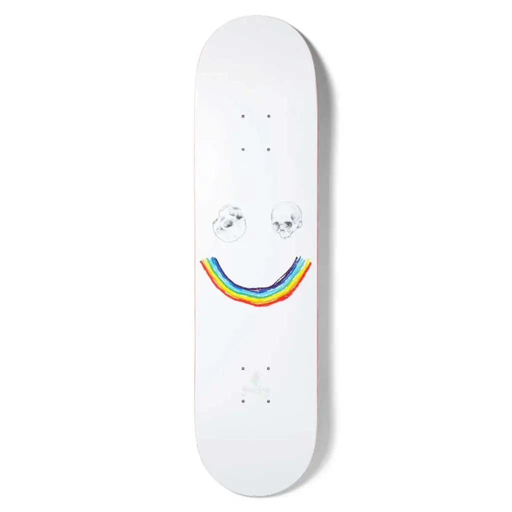 Girl Geering Skull N Bows 8.0" Deck 1
