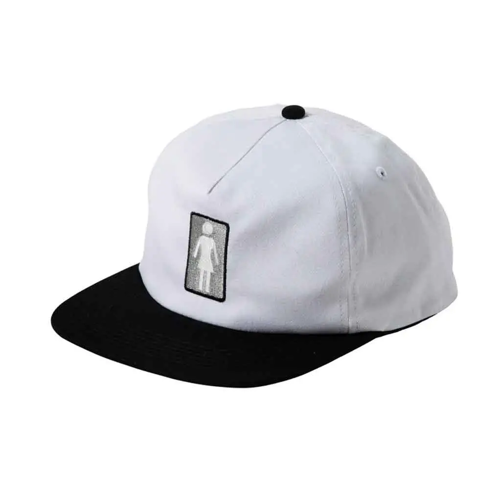Girl Og Bw 5 Panel Hat - Black/White 1