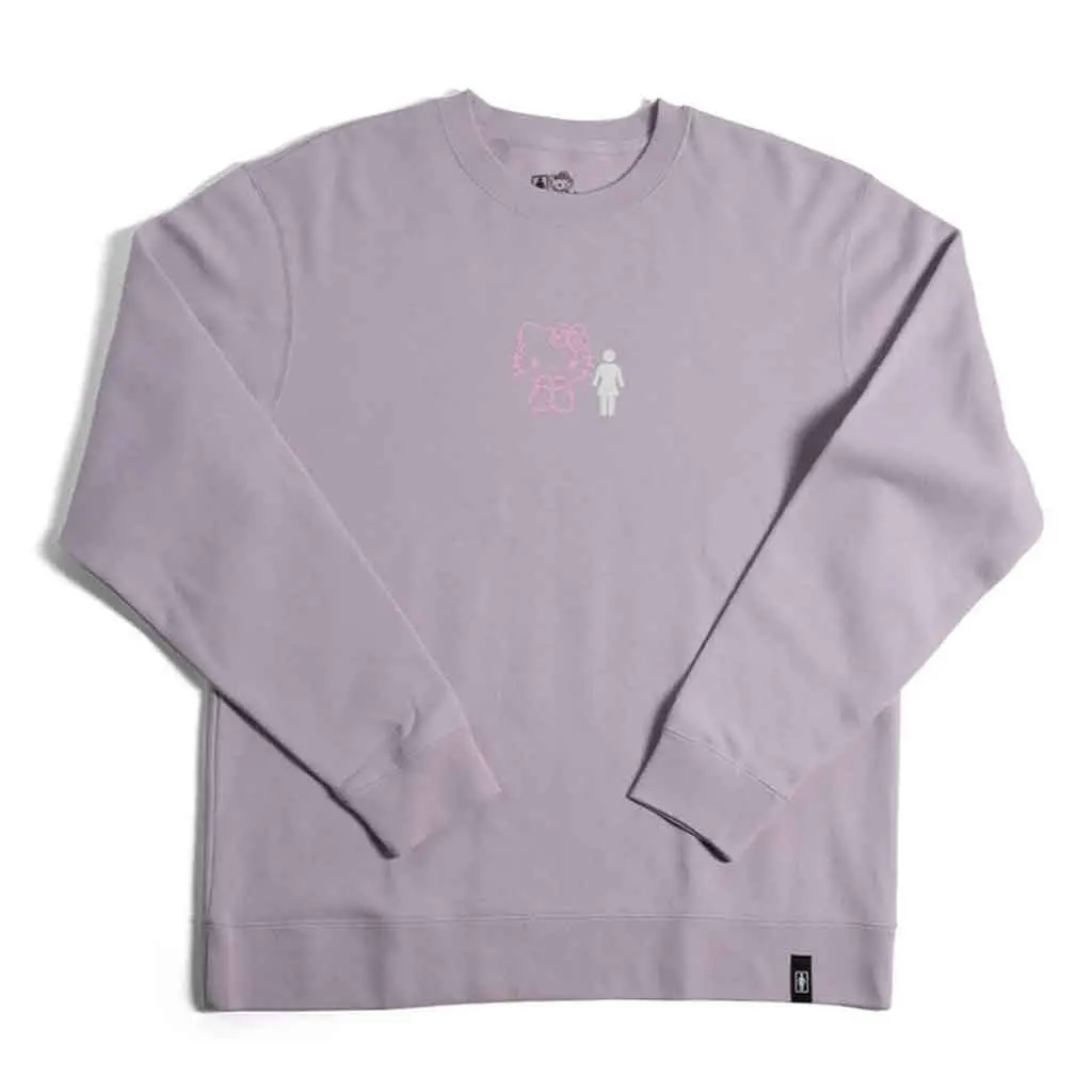 Girl X Sanrio Partners Crew - Lavender 1