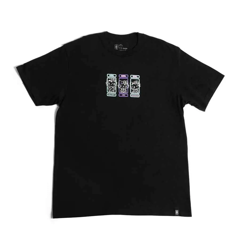 Girl X Sanrio Squad S/S Tee - Black 1