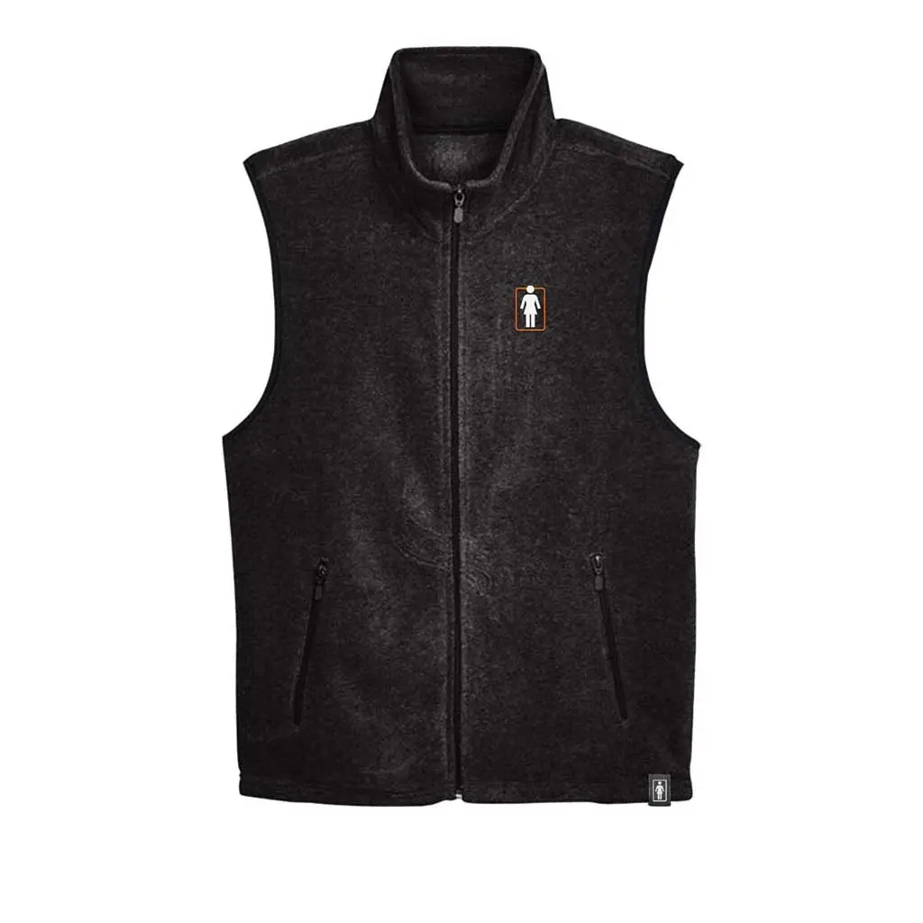 Girl Unboxed Og Fleece Vest - Black 1