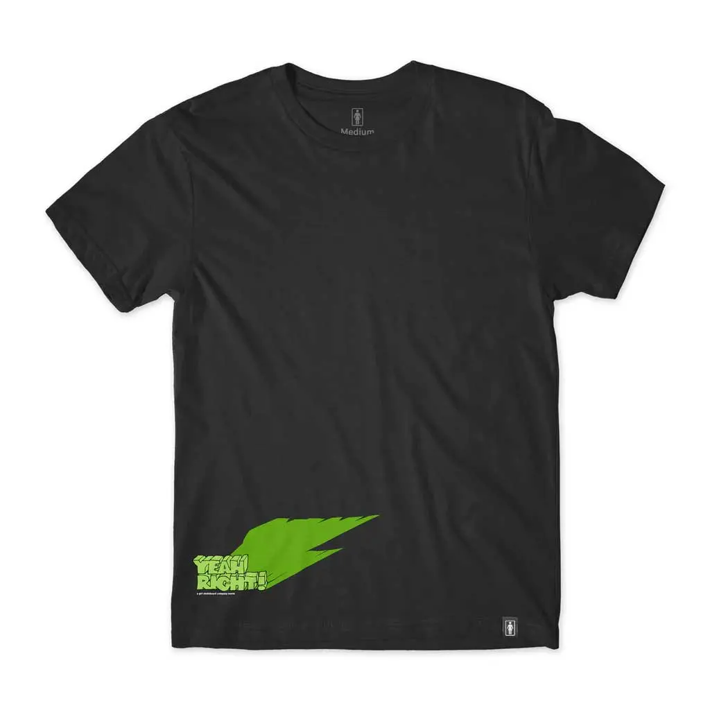 Girl X Yeah Right Shadow S/S Tee - Black 1