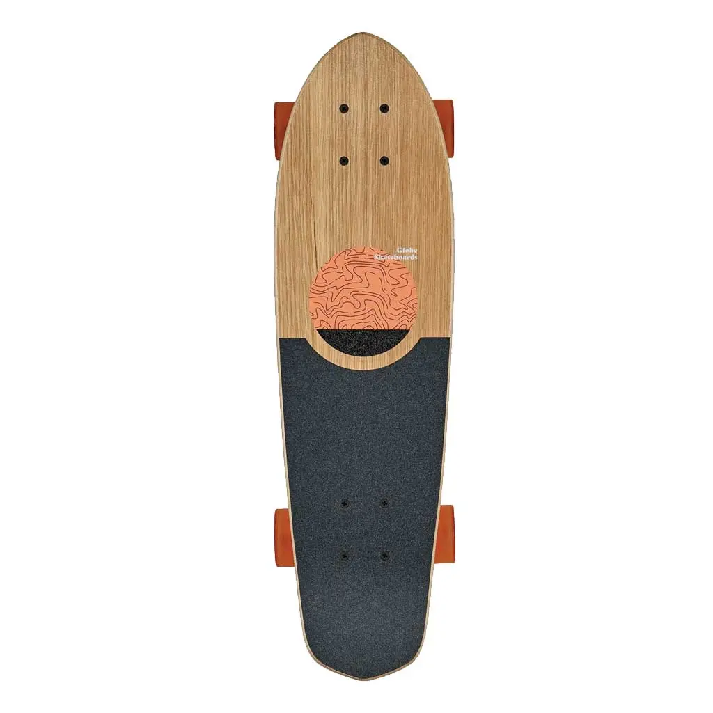 Globe Blazer 26" Complete Cruiser Skateboard - White Oak/Concrete 1