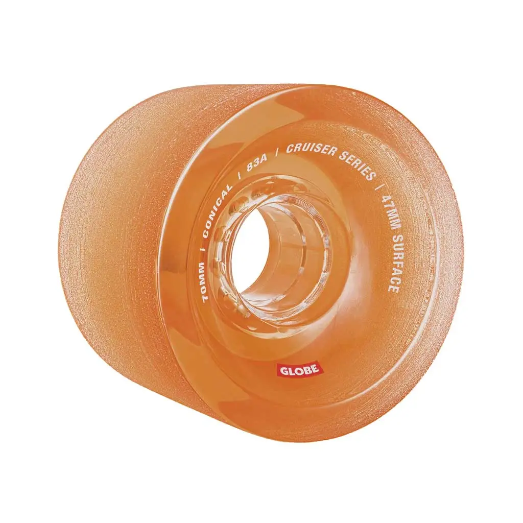 Globe Skate Conical Cruiser 70Mm Wheel - Clear Amber 1