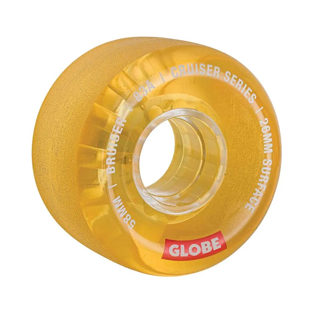 Globe Skate Bruiser 58Mm Wheel - Clear Honey 1