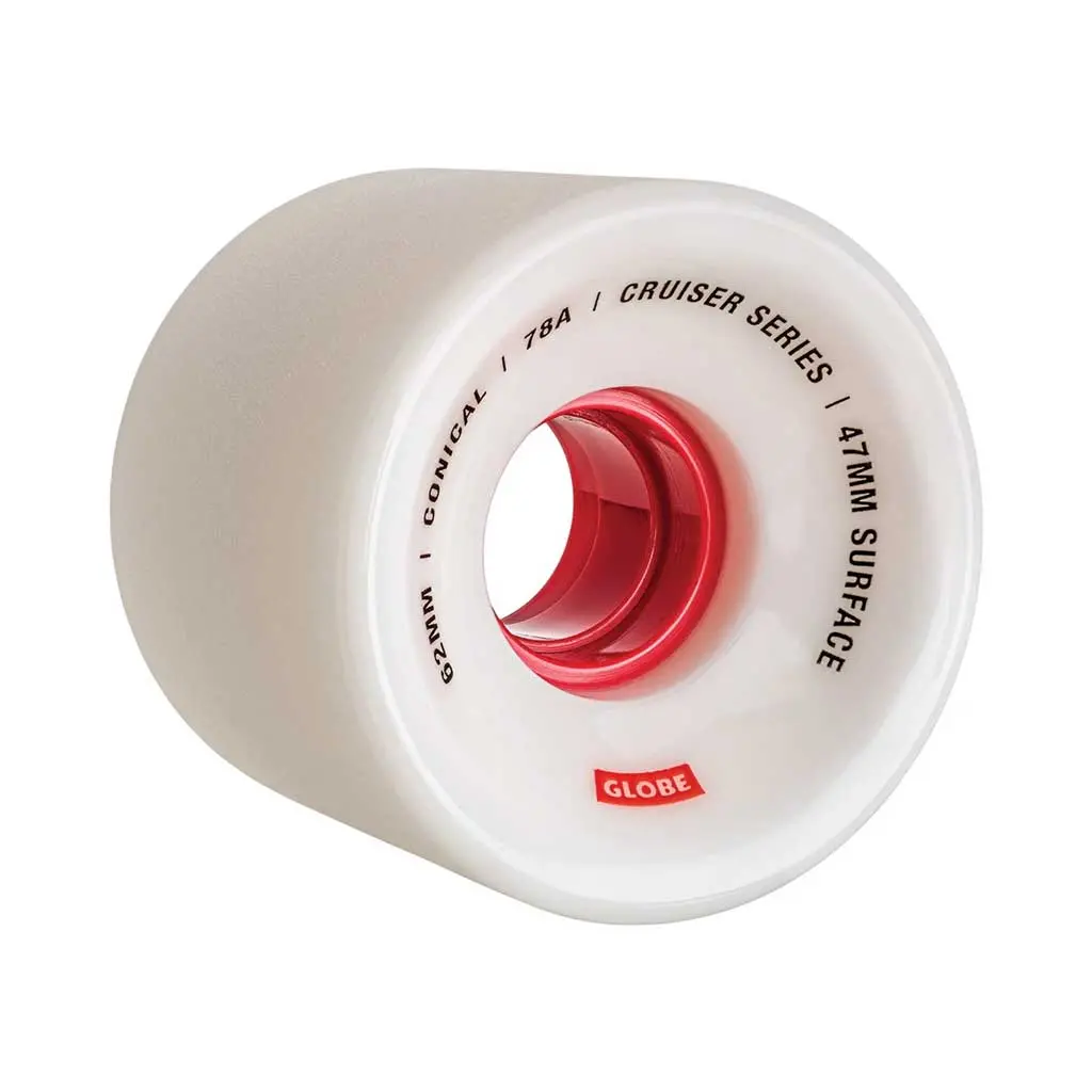 Globe Skate Conical Cruiser 65Mm Wheel - White/Red 1
