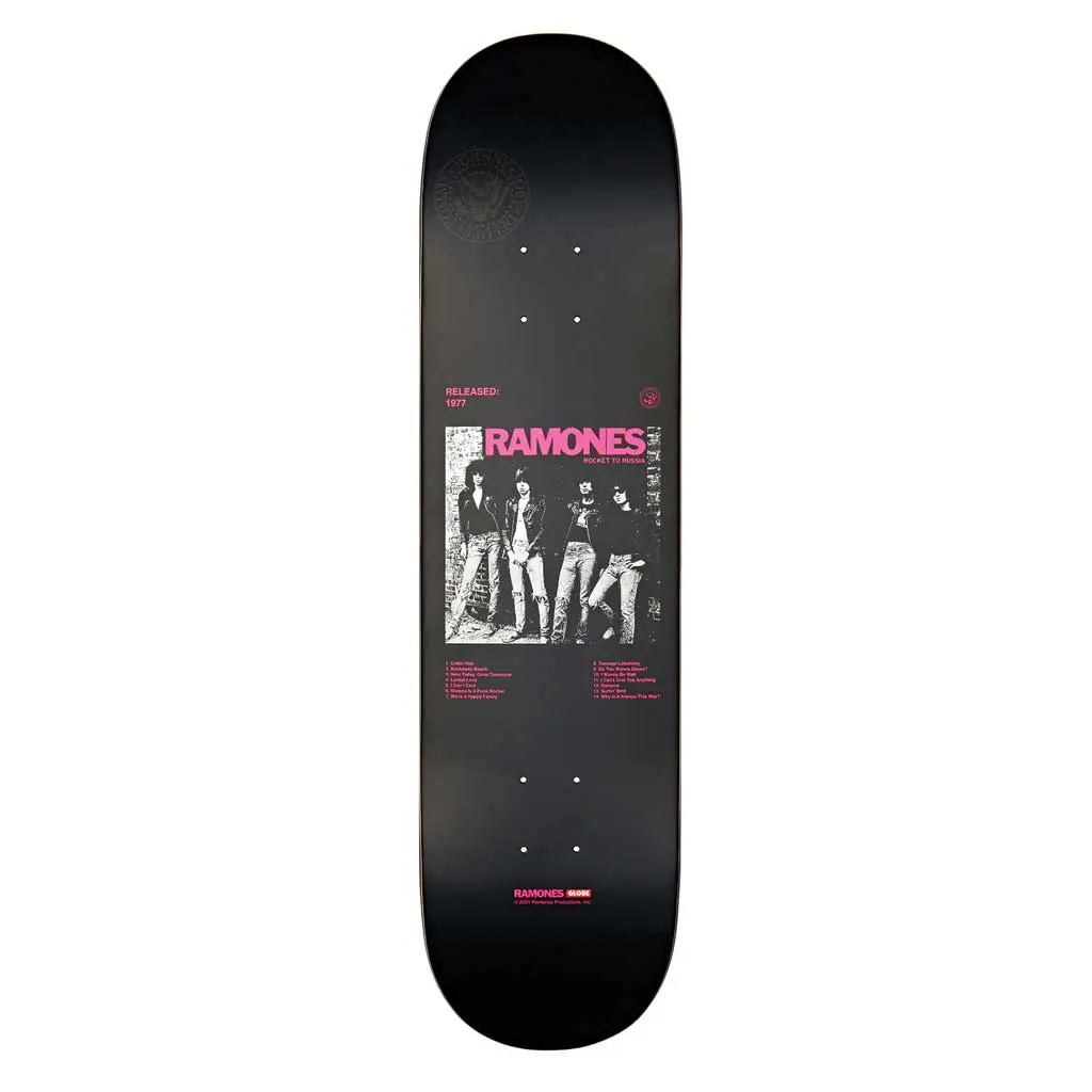 Globe Ramones 8.0" Deck - Rocket To Russia 1