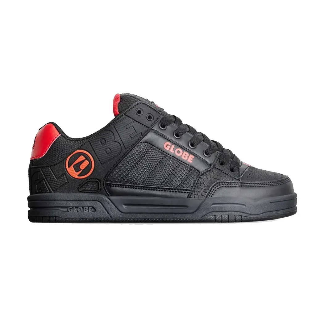 Globe Tilt Shoes - Black/Snake 1