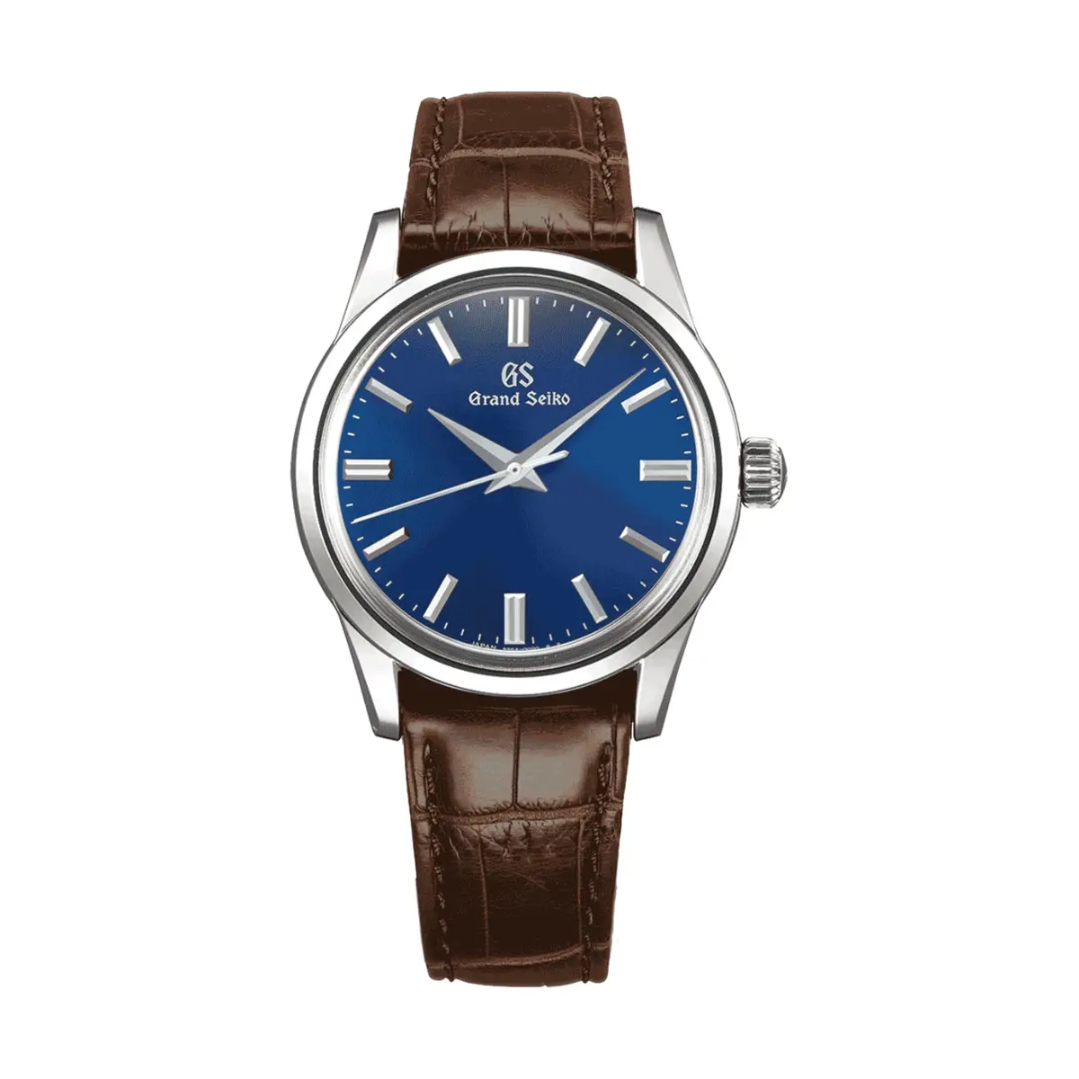 Sbgw279 Elegance Mechanical 37.3Mm - Blue On Leather Strap 1
