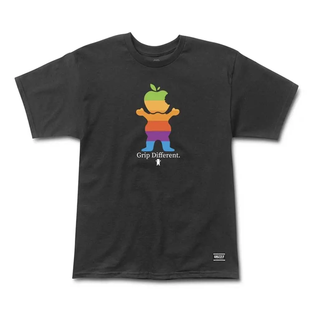 Grizzly Grip Different Ss Tee - Black 1