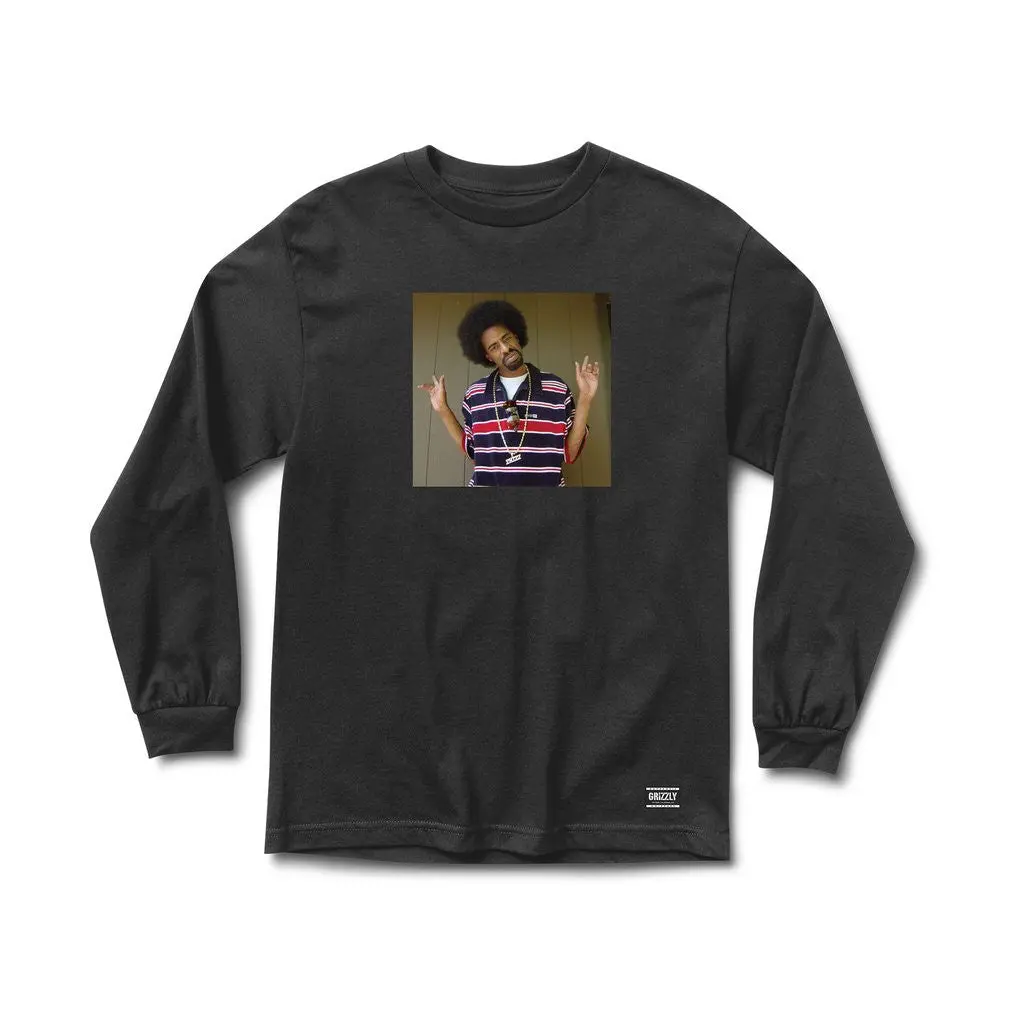Grizzly M To Teh D Ls T-Shirt - Black 1