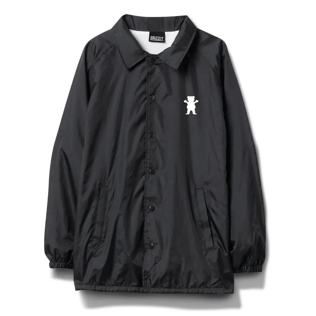 Grizzly Top Team Coaches Jacket - Black 1