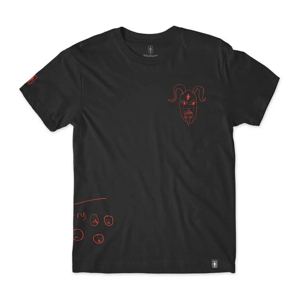 Girl One Off Tee - Black 1