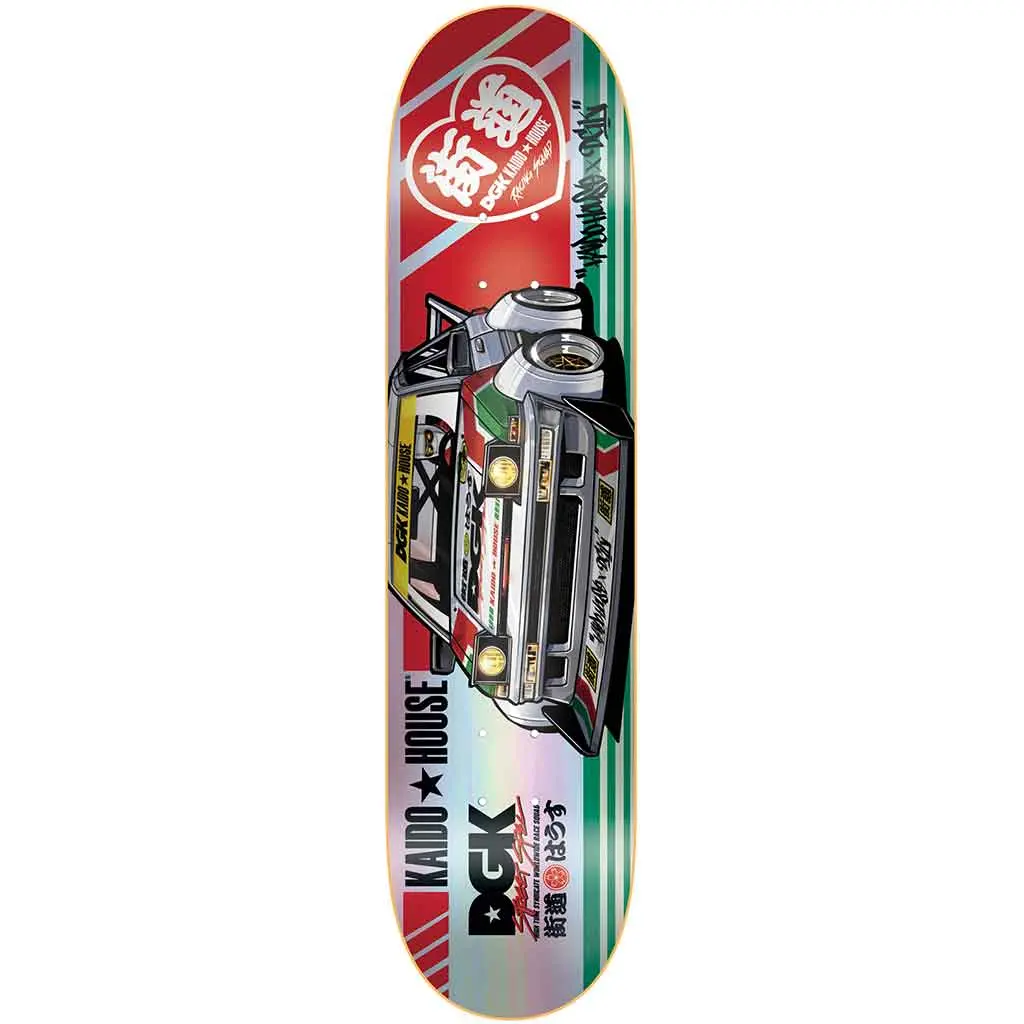 Dgk X Kaido House Raceway 8.25" Deck - Rainbow Prismatic 1