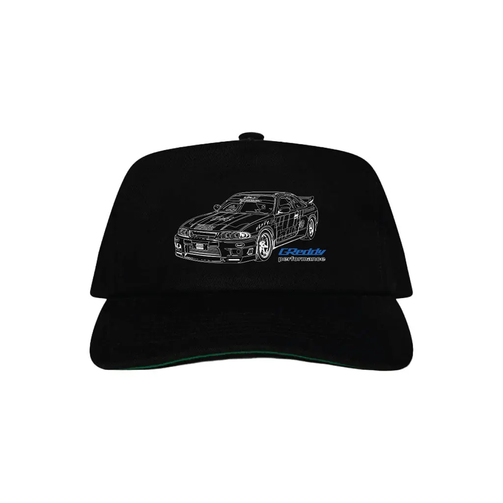 Huf X Greddy Diagram Snapback - Black 1