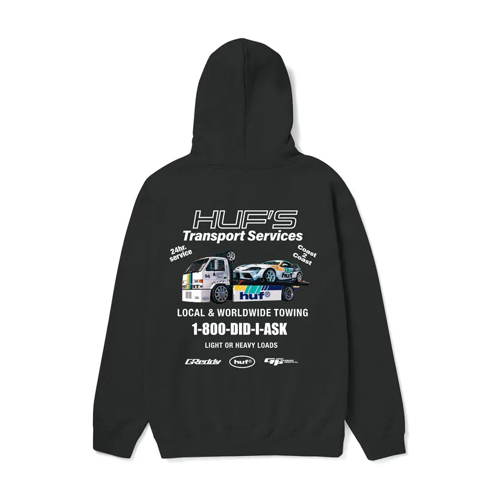 Huf X Greddy Tow P/O Hoodie - Black 1