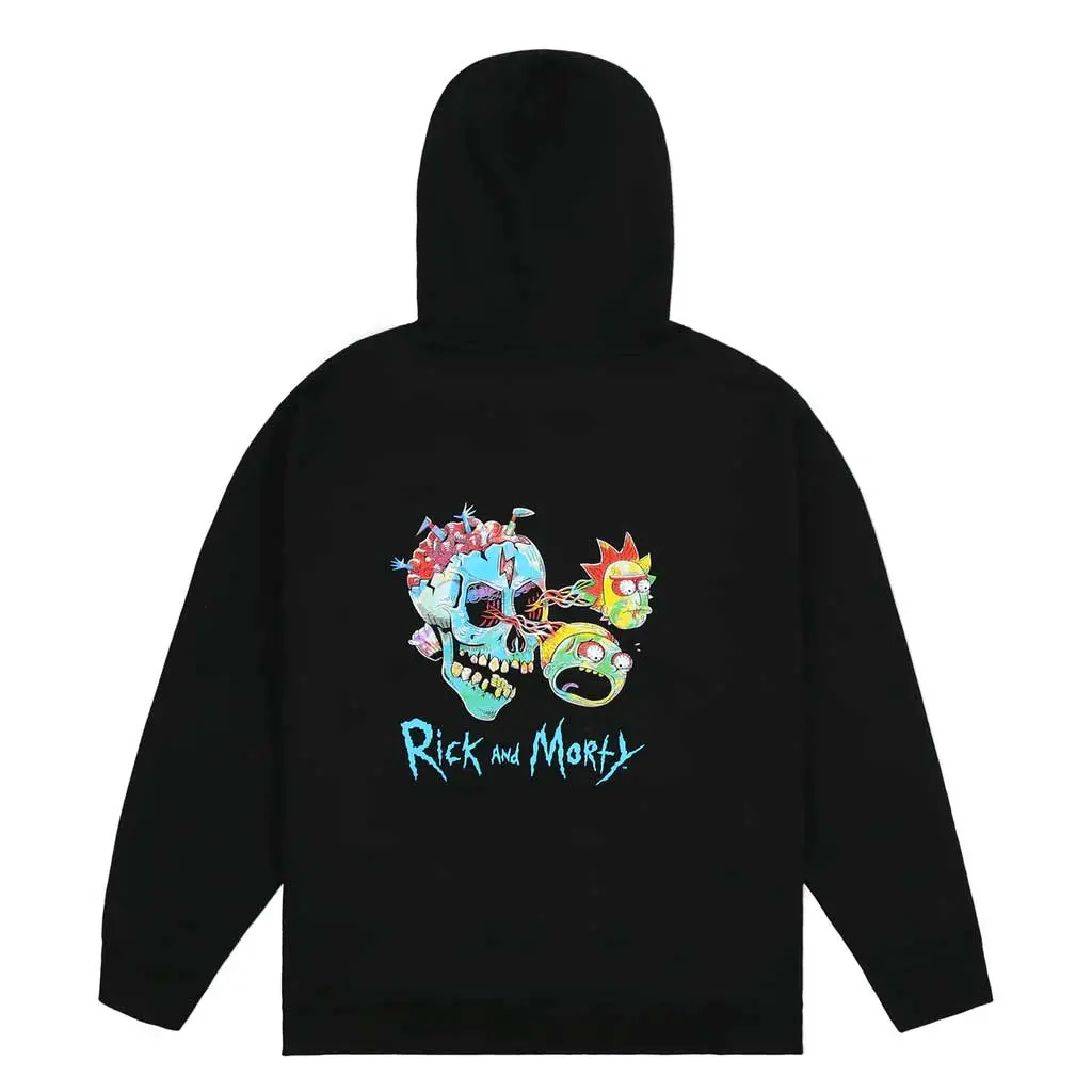 Halfway Dead X Rick & Morty Baked Hoodie - Black 1