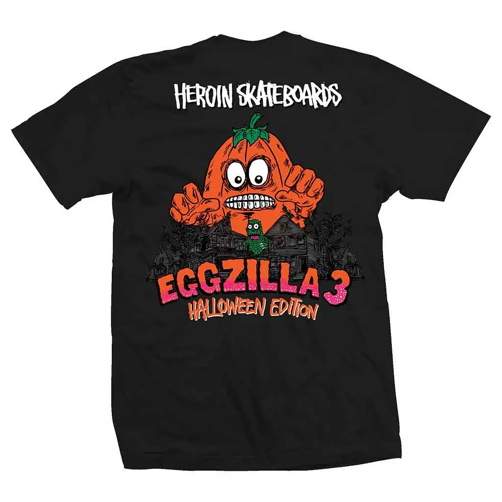 Heroin Eggzilla 3 Ss Tee - Black 1