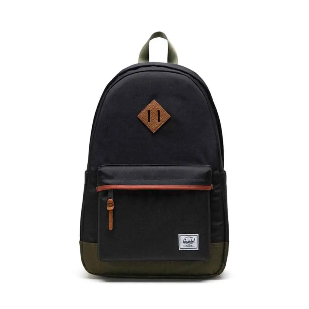 Herschel Heritage Backpack - Black/Ivy/Green 1
