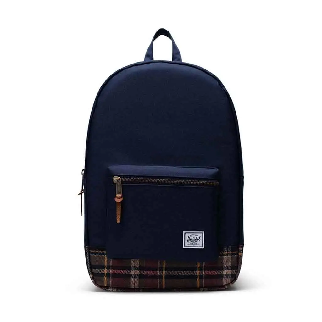 Herschel Settlement Backpack - Peacoat/Peacoat Plaid 1