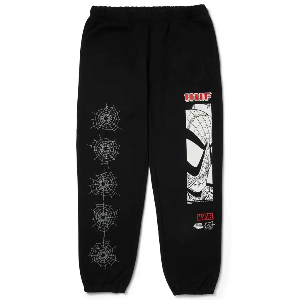Huf X Marvel Amazing Fleece Pant - Black 1
