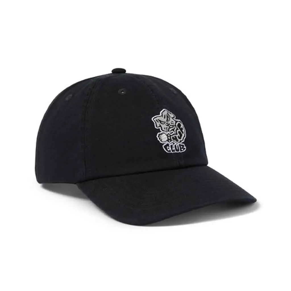 Huf Huf Club 6 Panel Cv Hat - Black 1