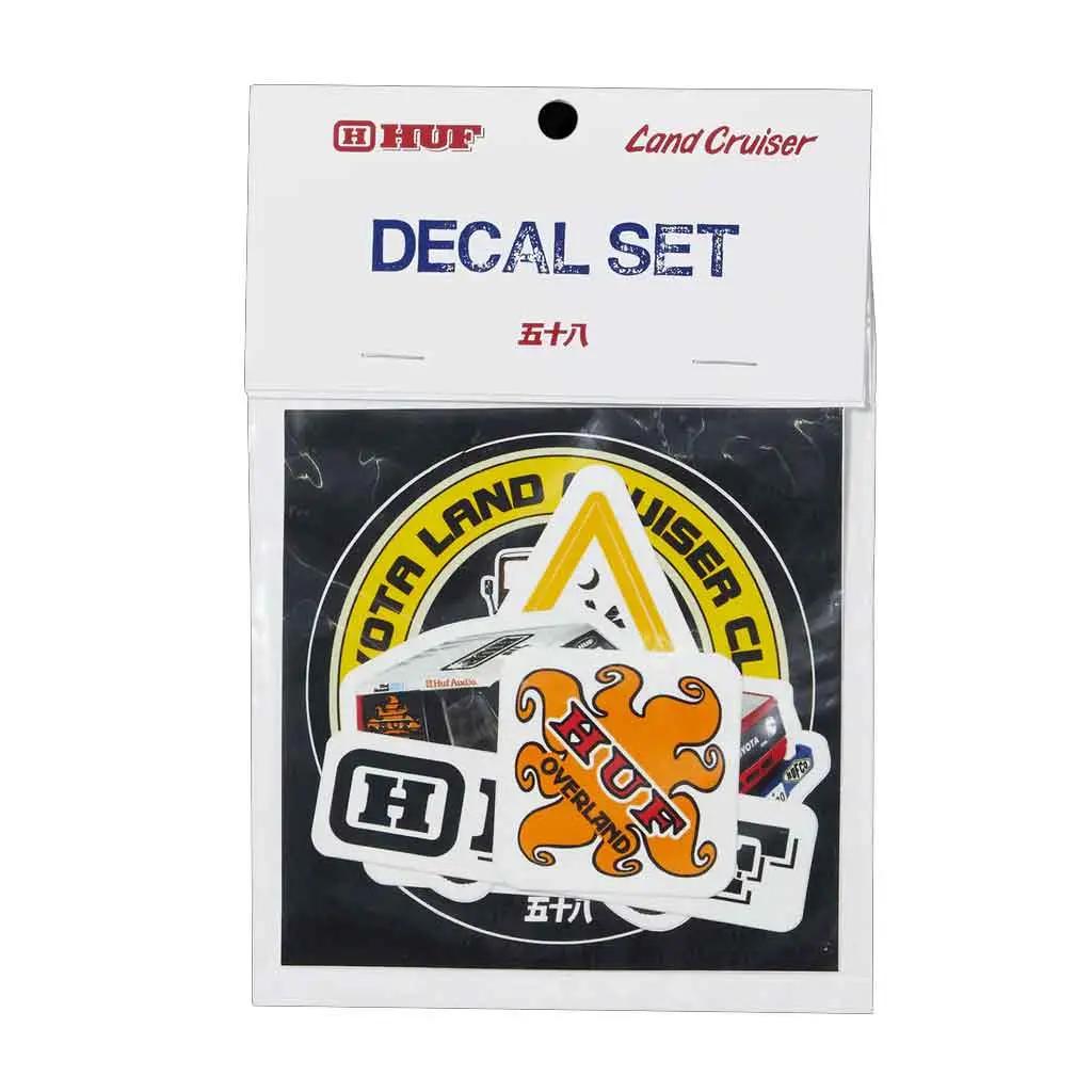 Huf X Toyota Land Cruiser Decal Set - Multi 1